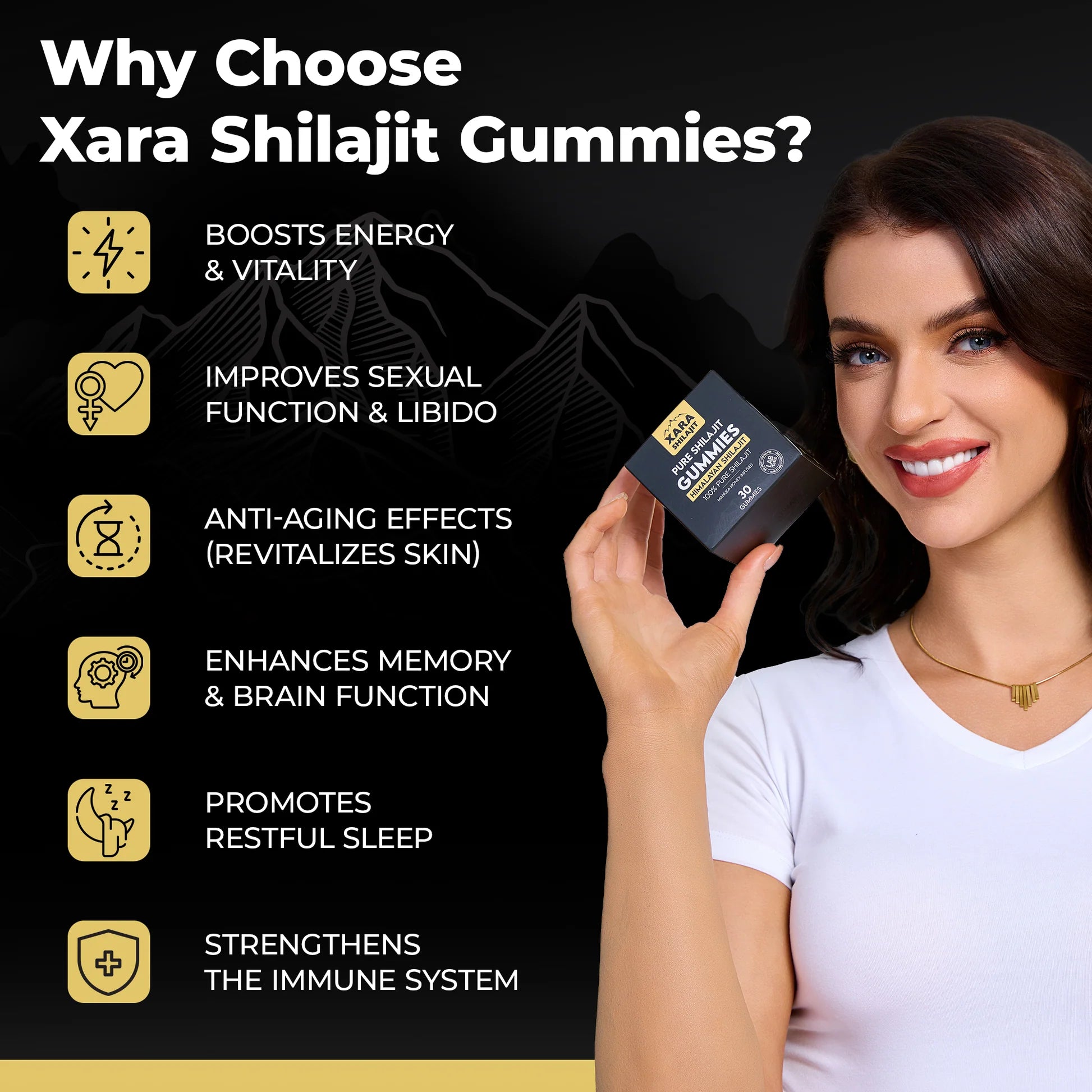 Shilajit Gummies - Ancient Himalayan secret for peak vitality & confidence