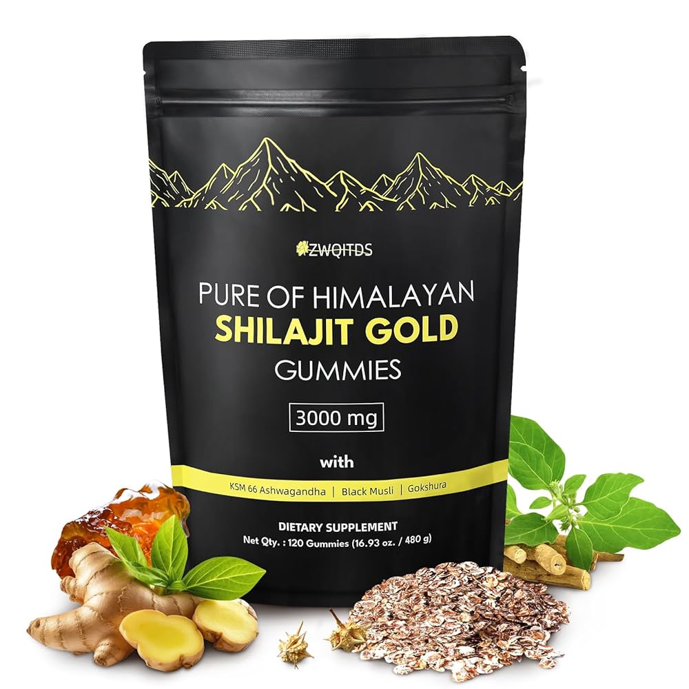 Shilajit Gummies - Ancient Himalayan secret for peak vitality & confidence